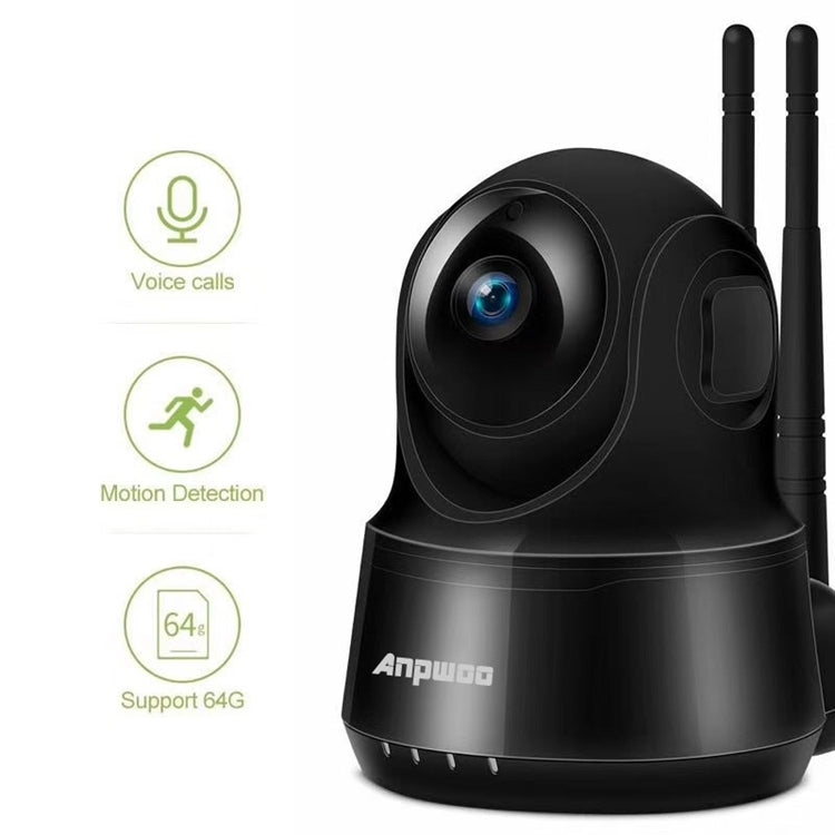 Anpwoo Guardian 2.0MP 1080P 1/3 inch CMOS HD WiFi IP Camera, Support Motion Detection / Night Vision, Guardian Black, Guardian White