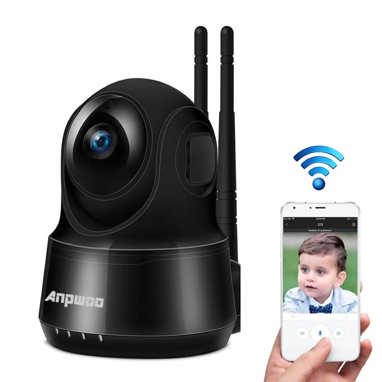 Anpwoo Guardian 2.0MP 1080P 1/3 inch CMOS HD WiFi IP Camera, Support Motion Detection / Night Vision, Guardian Black, Guardian White