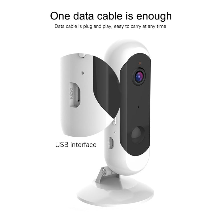 720P HD Intelligent Unplugged Surveillance Wireless Camera without Memory, 720P