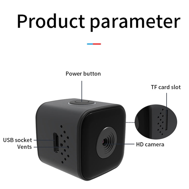 SQ28 1080P Mini Waterproof HD Smart Camera, Support Night Vision, SQ28