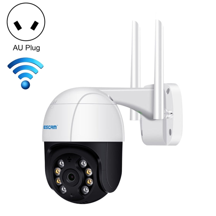 ESCAM QF218 1080P Pan / Tilt AI Humanoid Detection IP66 Waterproof WiFi IP Camera, Support ONVIF / Night Vision / TF Card / Two-way Audio, US Plug, NC1228AU, NC1228EU, NC1228UK, NC1228US