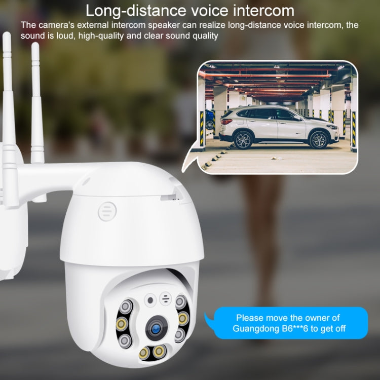 QX21 1080P HD WiFi IP Camera, Support Night Vision & Motion Detection & Two Way Audio & TF Card, AU Plug, QX21