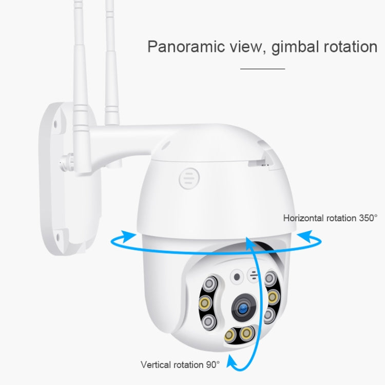 QX21 1080P HD WiFi IP Camera, Support Night Vision & Motion Detection & Two Way Audio & TF Card, AU Plug, QX21