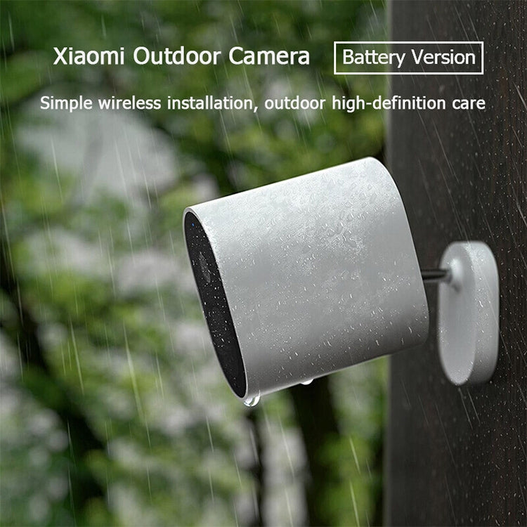 Original Xiaomi Mijia Outdoor HD 1080P WDR Smart IP Camera, Battery Version, Support Night Vision & Humanoid Detection & Intercom Voice, US Plug, Battery Version