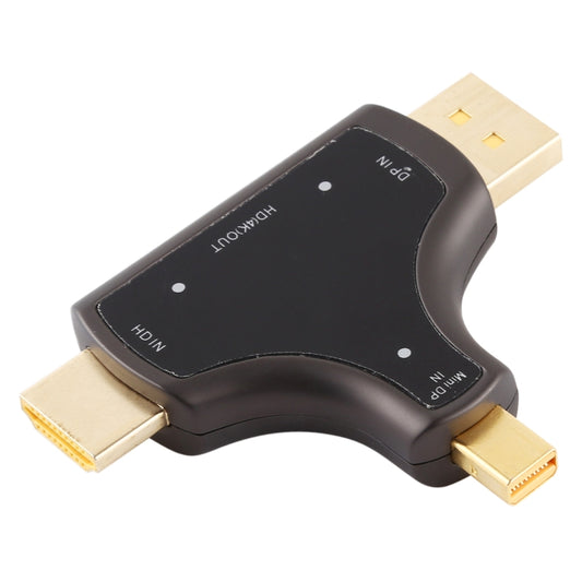 D62A DisplayPort + Mini DP + HDMI Male to HDMI Female 3 in 1 Adapter, D62A