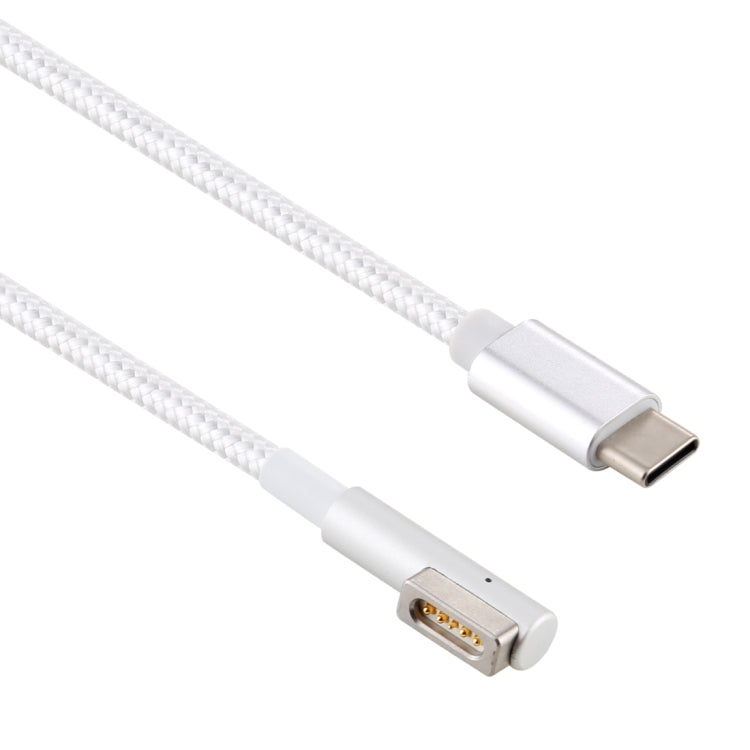 45W / 60W / 65W / 85W 5 Pin MagSafe 1 (L-Shaped) to USB-C / Type-C PD Charging Cable, MagSafe 1