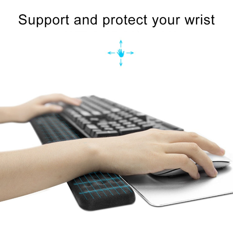 Mechanical Keyboard Wrist Rest Memory Foam Mouse Pad, Size : M, Size : M