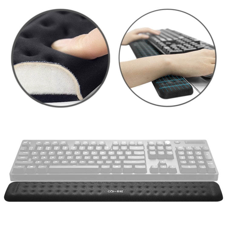 Mechanical Keyboard Wrist Rest Memory Foam Mouse Pad, Size : L, Size : L