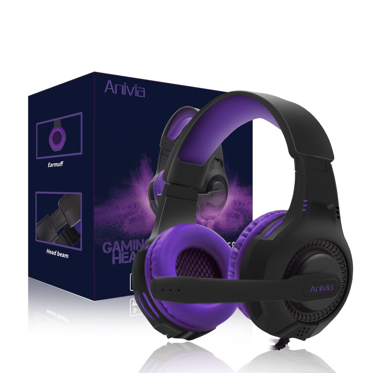 SADES AH-68 3.5mm Plug Wire-controlled E-sports Gaming Headset with Retractable Microphone, Cable Length: 2m, AH-68