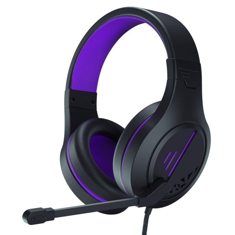 SADES MH601 3.5mm Plug Wire-controlled Noise Reduction E-sports Gaming Headset with Retractable Microphone, Cable Length: 2.2m, MH601 Purple, MH601 Black Red, MH601 Black Blue