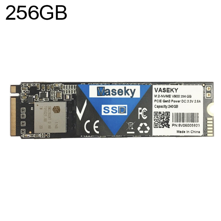 Vaseky M.2-NVME V900 256GB PCIE Gen3 SSD Hard Drive Disk for Desktop, Laptop, 256GB