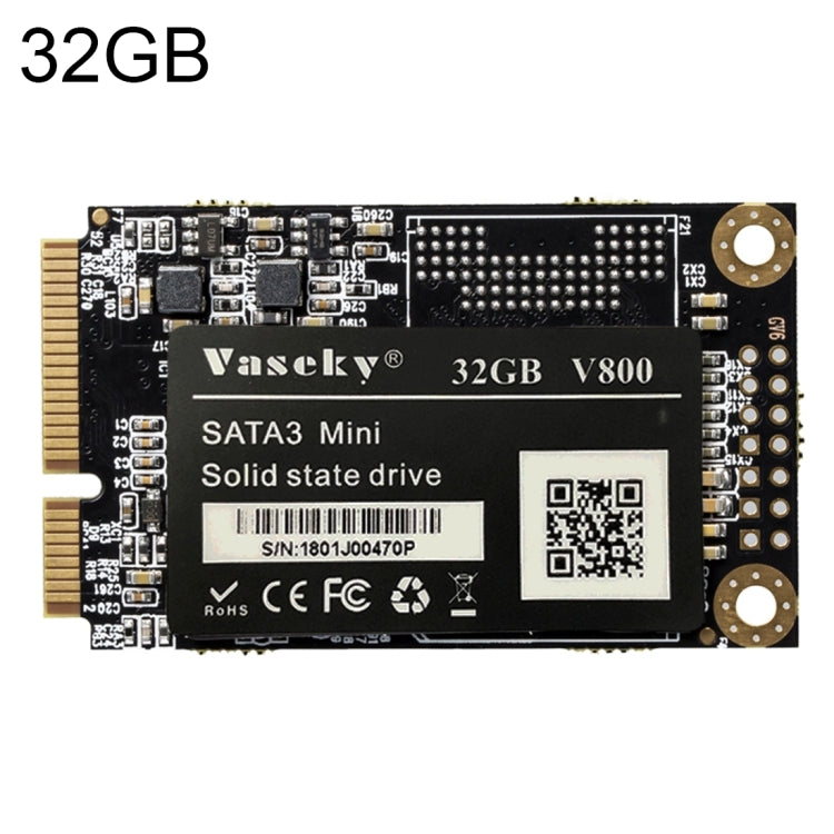 Vaseky V800 32GB 1.8 inch SATA3 Mini Internal Solid State Drive MSATA SSD Module for Laptop, 32GB