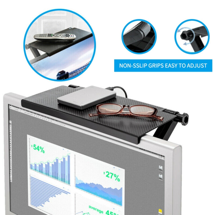 Television Computer Monitor Shelf Remote Control Set-top Box Storage Bracket, Set-top Box  Bracket