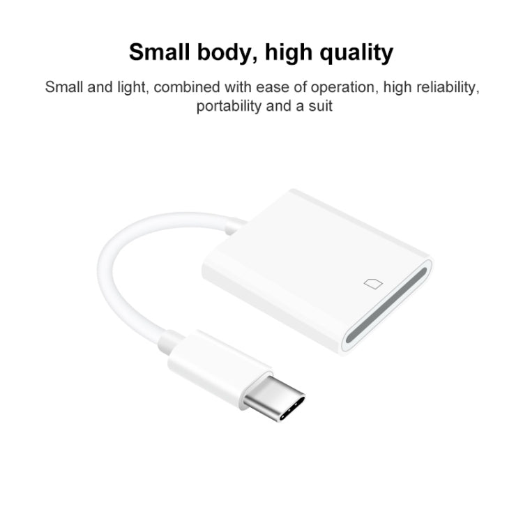 D-118 Type-C / USB-C Mobile Phone SD Card Reader, D-118