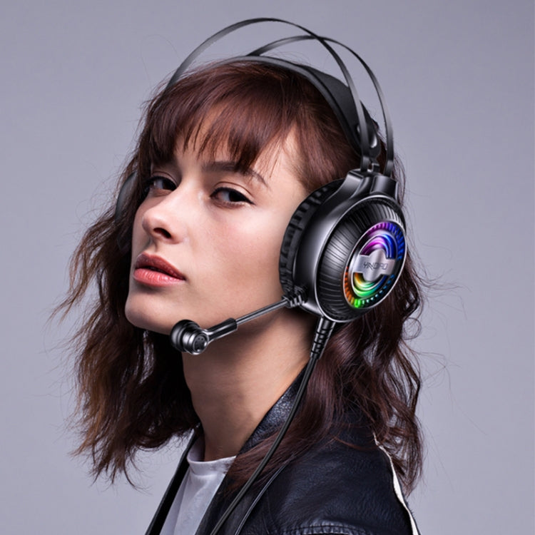 YINDIAO Q4 Head-mounted Wired Gaming Headset with Microphone, Version: Dual 3.5mm + USB, Q4 (Black), Q4 (White)