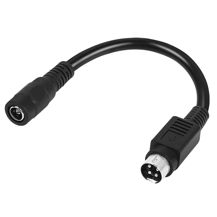 4 Pin DIN Male To DC 5.5x2.1mm Female Power Connection Cable, Length: 0.15m, 4 Pin To DC 5.5x2.1mm