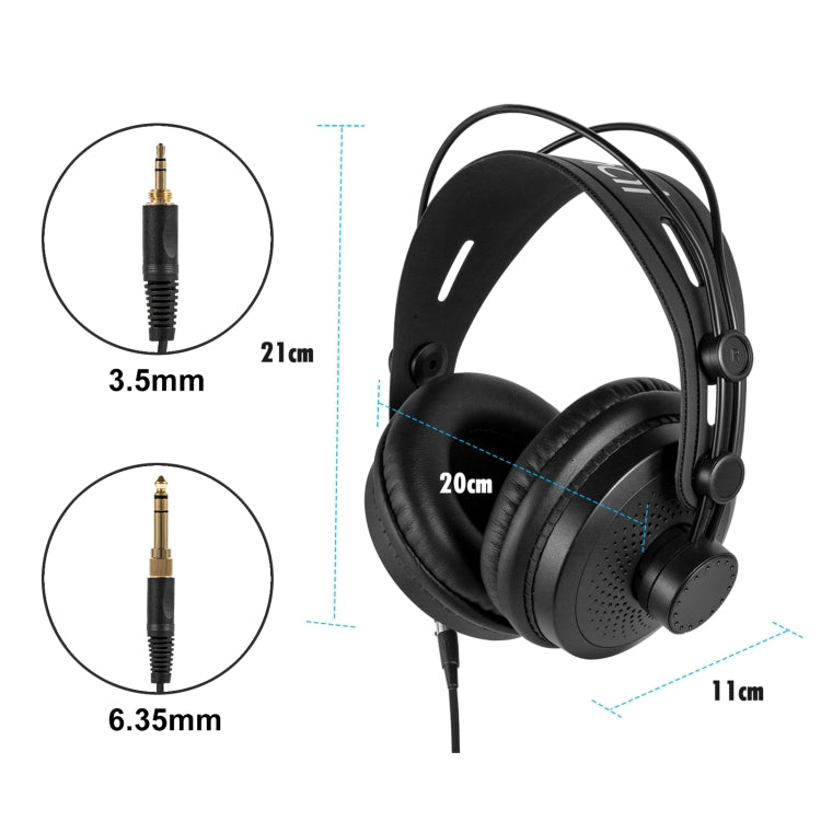 Yanmai D68 Recording Monitor Headphone, D68(Black Gold), D68(Black Blue)