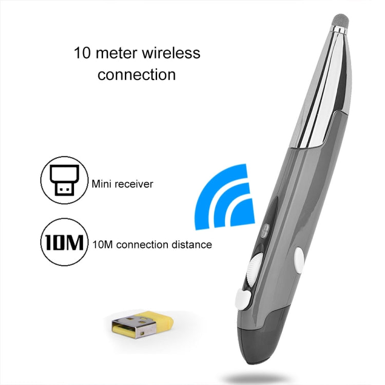 PR-06S 4-keys Smart Wireless Optical Mouse with Stylus Pen Function, Support Voice Operation / Translation, Support Voice Operation / Translation Grey, Support Voice Operation / Translation Blue, Support Voice Operation / Translation Red