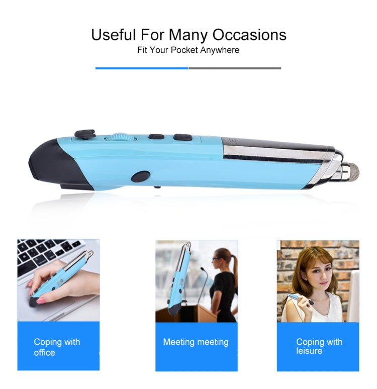 PR-08 6-keys Smart Wireless Optical Mouse with Stylus Pen & Laser Function, Laser Function Blue, Laser Function Red, Laser Function White, Laser Function Black, Laser Function Grey