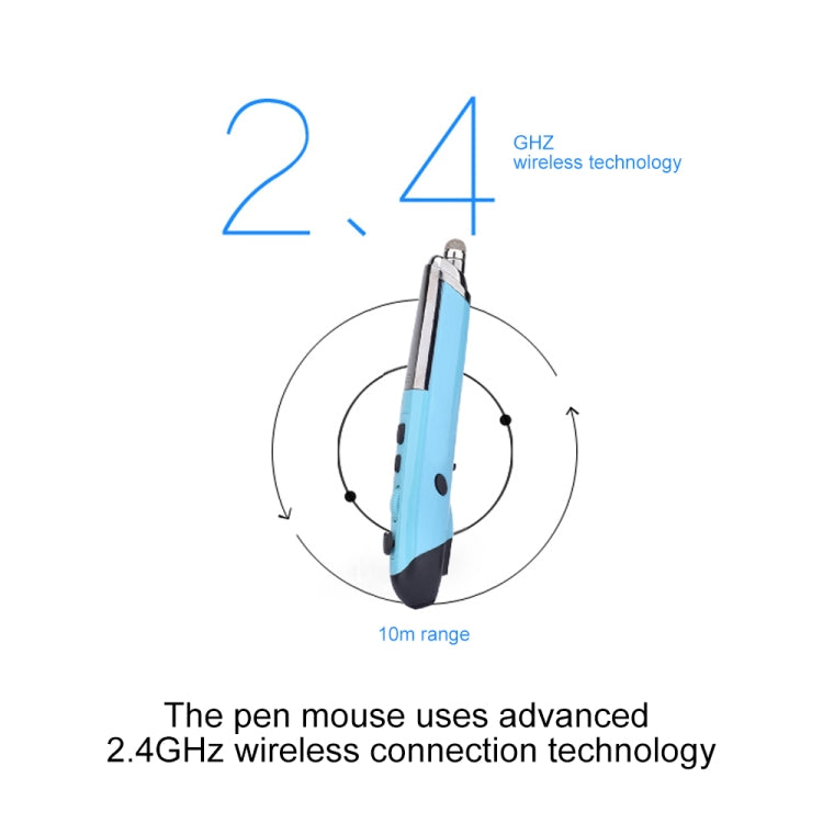 PR-08 6-keys Smart Wireless Optical Mouse with Stylus Pen & Laser Function, Laser Function Blue, Laser Function Red, Laser Function White, Laser Function Black, Laser Function Grey