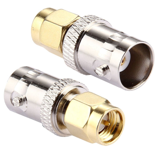 2 PCS BNC Female to SMA Male Connector, Female to SMA Male