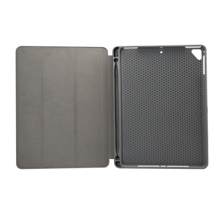 Marble Texture Pattern Horizontal Flip Case for iPad 9.7 (2018) , with Three-folding Holder & Pen Slots, For iPad 9.7 (2018), For iPad 9.7 (2018) & iPad Air & iPad Air 2 & iPad Pro 9.7 & iPad 9.7 2017