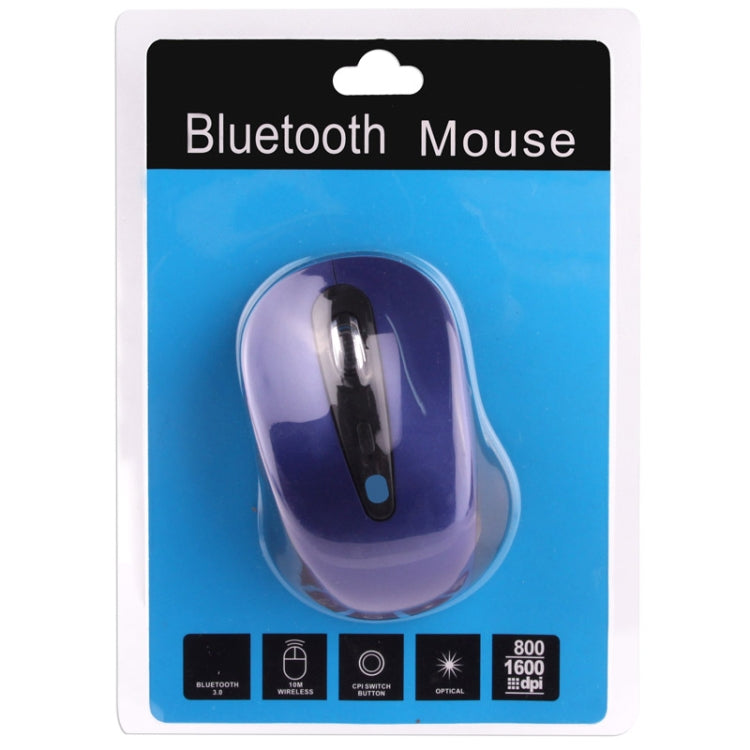 Bluetooth 3.0 Optical Mouse, Working Distance: 10m, Dark Blue, Red