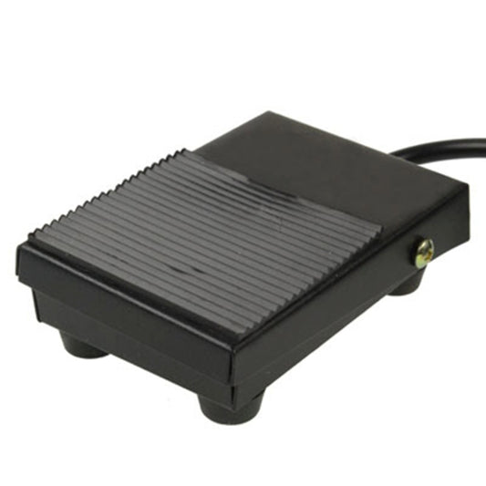 TFS-1 AC 250V 10A Anti-slip Plastic Case Foot Control Pedal Switch, Cable Length: 1m, TFS-1 1m