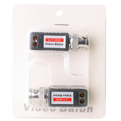 2 PCS 1 Channel Passive Video Balun UTP BNC Cat5 Transceiver, X202E