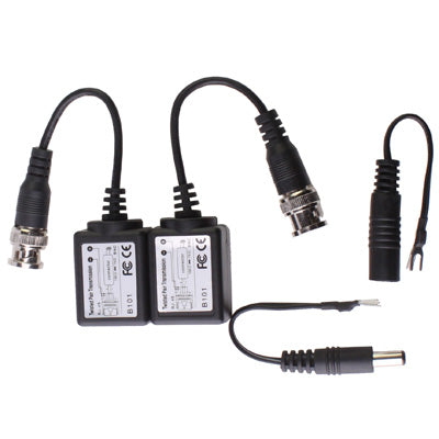 2 PCS Passive Balun Twisted Pair Transceiver, Transceiver