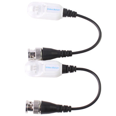 2 PCS Passive UTP Network Video Balun CAT5 to Camera CCTV BNC DVR O-612, 206C