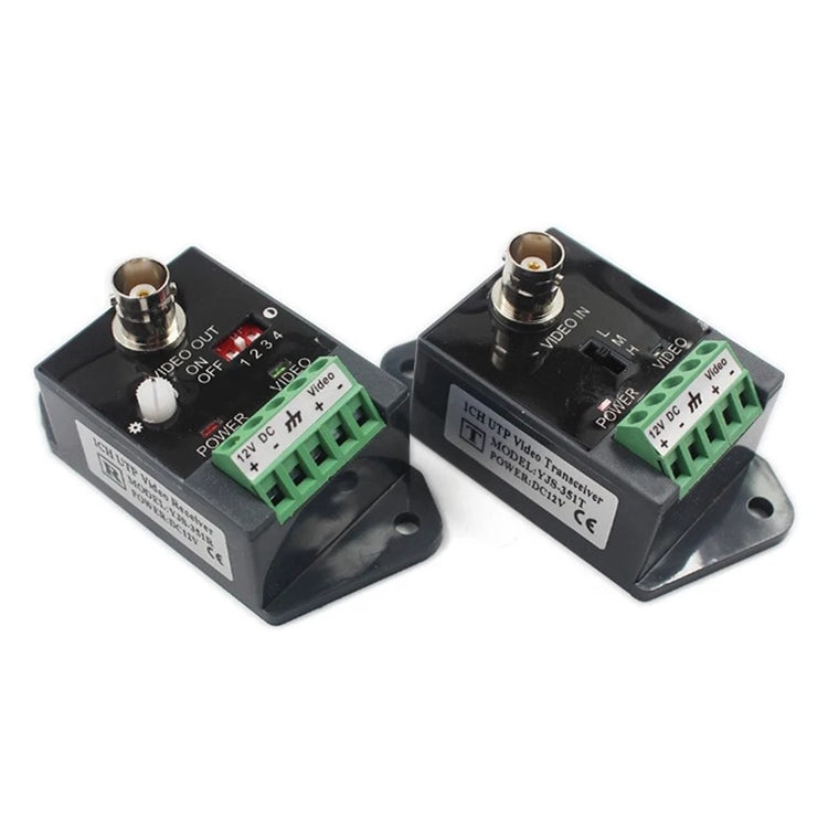 Active CCTV UTP Twisted Pair Video Balun Transmitter and Receiver, 351TR