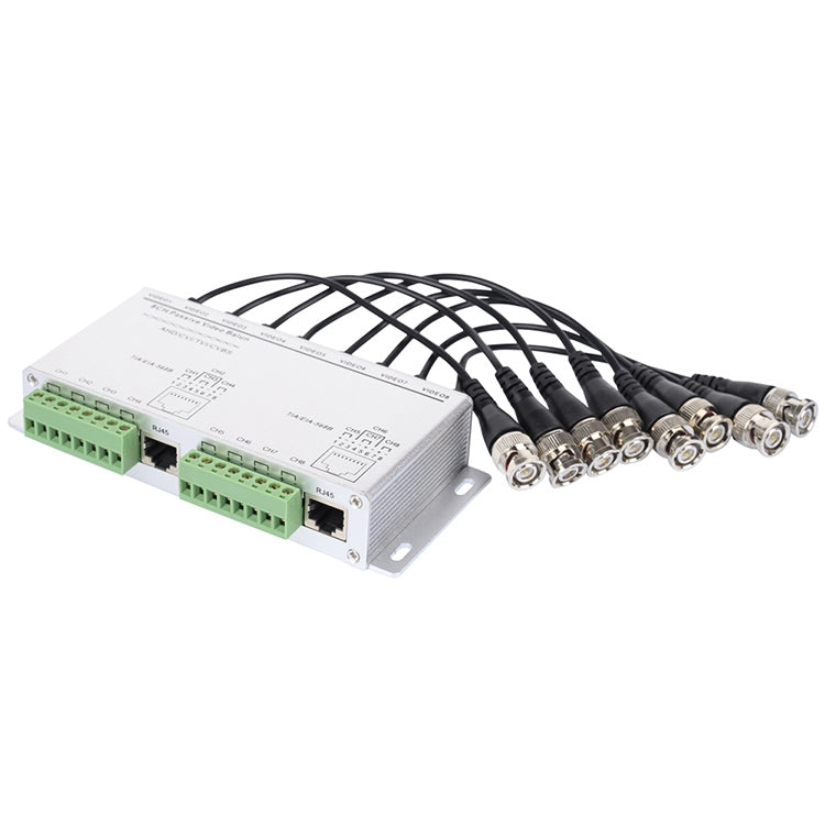 8 CH UTP Passive Video Balun , CCTV Via Twisted Pairs, 8 CH UTP