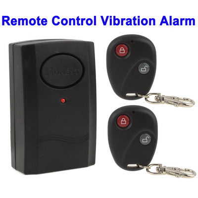 Wireless Remote Control Vibration Alarm, 2x Remote Control, Free GF22 Battery, Wireless