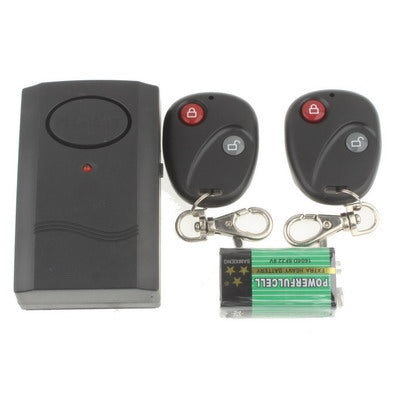 Wireless Remote Control Vibration Alarm, 2x Remote Control, Free GF22 Battery, Wireless