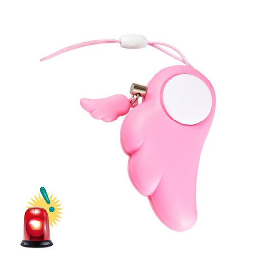 Angel Wing Anti-rape Device Personal Alarm, Self-defense Defend Wolf, Mini Alarm with 90dB Alarm Sound for Girl and Kids, Angel Wing