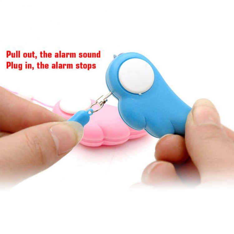 Angel Wing Anti-rape Device Personal Alarm, Self-defense Defend Wolf, Mini Alarm with 90dB Alarm Sound for Girl and Kids, Angel Wing