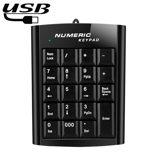 Mini USB Numeric keyboard with 19 keys, USB Numeric keyboard