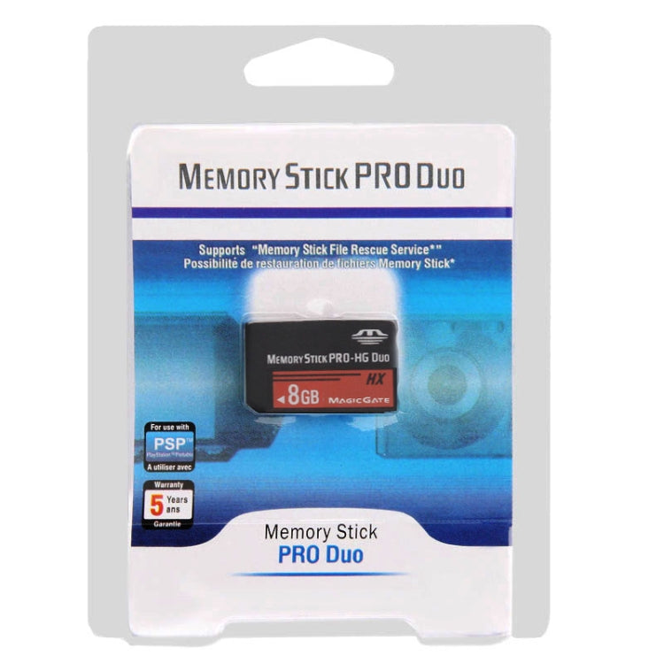 8GB Memory Stick Pro Duo HX Memory Card - 30MB / Second High Speed, for Use with PlayStation Portable (100% Real Capacity), 8GB