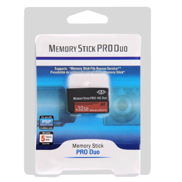 32GB Memory Stick Pro Duo HX Memory Card - 30MB / Second High Speed, for Use with PlayStation Portable (100% Real Capacity), 32GB