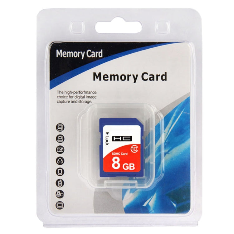 8GB High Speed Class 10 SDHC Camera Memory Card (100% Real Capacity), 8GB