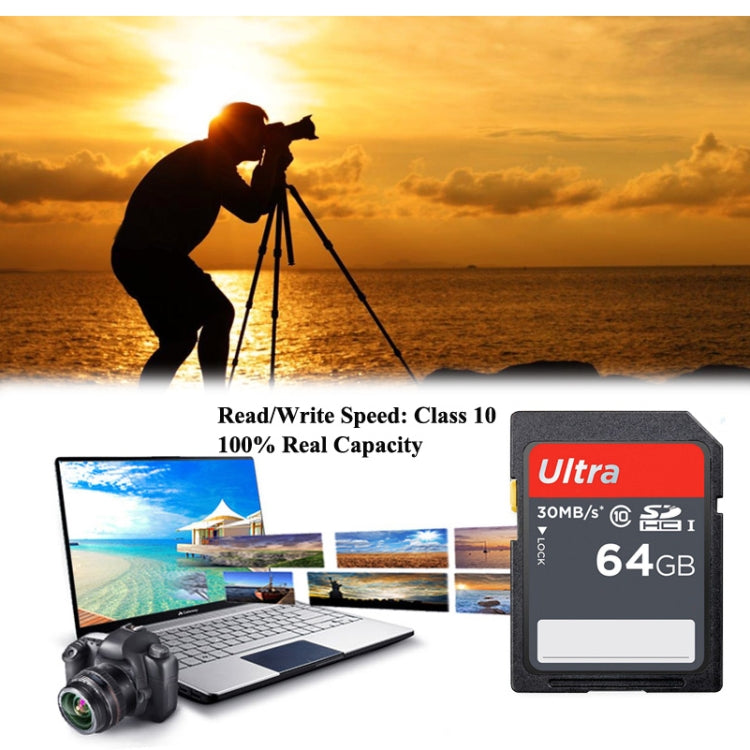 64GB Ultra High Speed Class 10 SDHC Camera Memory Card (100% Real Capacity), 64GB