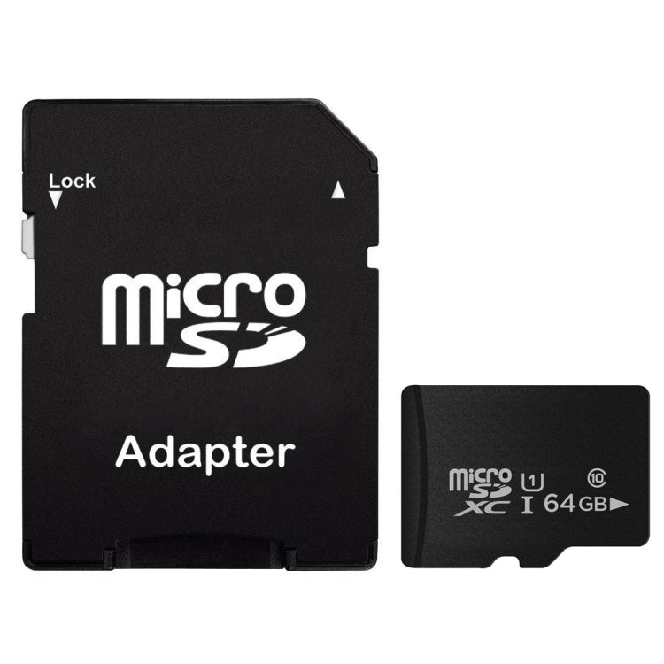 64GB High Speed Class 10 Micro SD(TF) Memory Card from Taiwan, Write: 8mb/s, Read: 12mb/s (100% Real Capacity), 64GB Naked Card