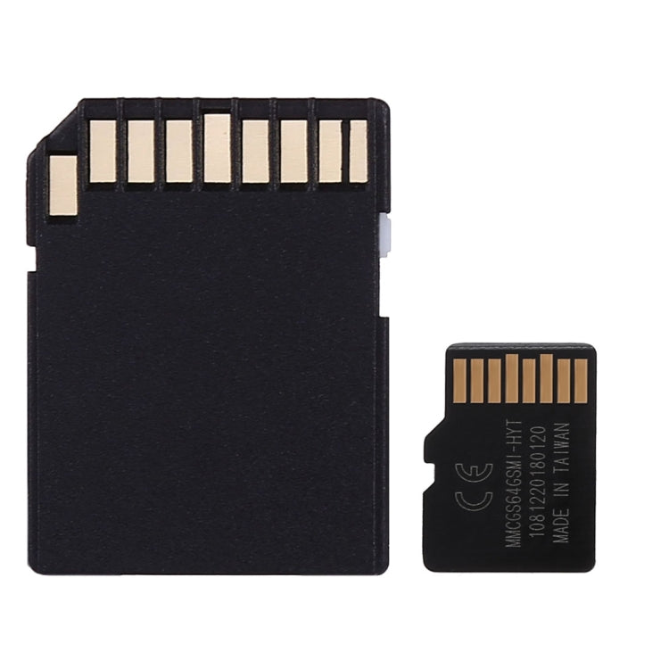 64GB High Speed Class 10 Micro SD(TF) Memory Card from Taiwan (100% Real Capacity), 64GB