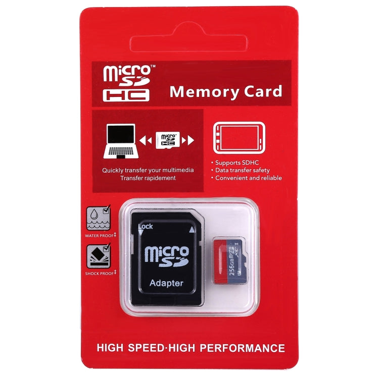 256GB High Speed Class 10 TF/Micro SDHC UHS-1(U1) Memory Card, Write: 15mb/s, Read: 30mb/s  (100% Real Capacity), 256GB