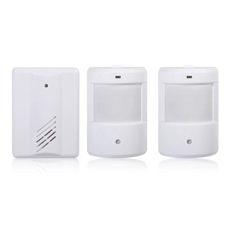 1 to 2 PIR Infrared Sensors Wireless Doorbell Alarm Detector for Home / Office, Doorbell Alarm Detector