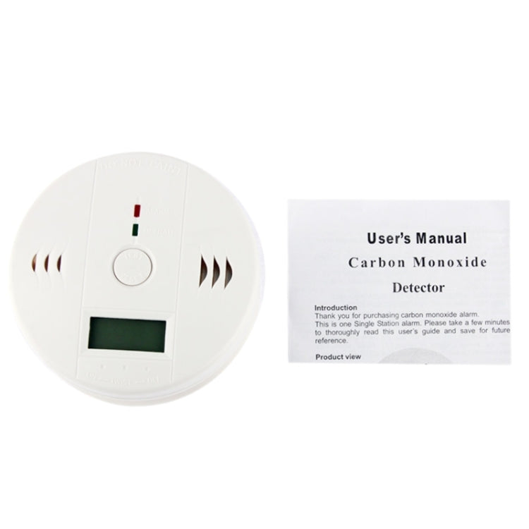 Gas Carbon Monoxide Detector Sensor Unit LCD CO Safety Alarm Tester, CO999