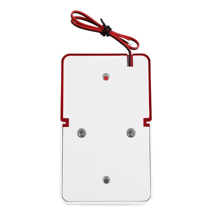 Mini Wired Red Strobe Siren for Burglar Security Alarm, Mini