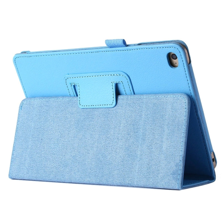 Litchi Texture Horizontal Flip PU Leather Protective Case with Holder for iPad mini 4, For iPad mini 4