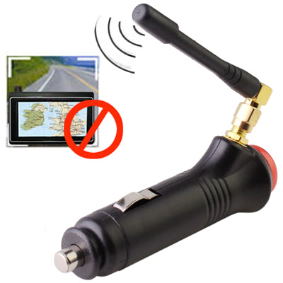 Portable Car GPS Signal Jammer with Switch (Coverage: 0.5~15 meters), Cigarette Lighter 0.5~15m